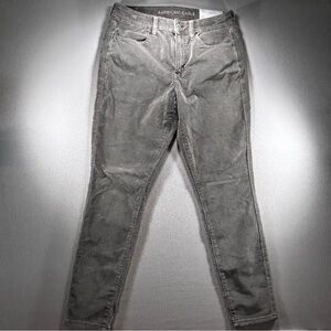 American Eagle Outfitters Gray Ankle Pants